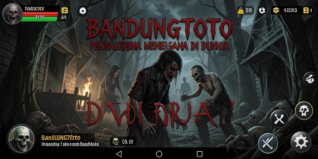 Screenshot gameplay BANDUNGTOTO menampilkan suasana gelap dan menegangkan.