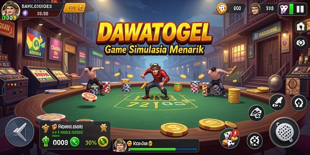 Screenshot gameplay DAWATOGEL yang menampilkan pengalaman simulasi menyeluruh.