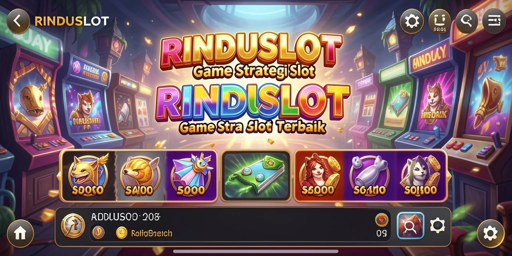 Tampilan gameplay menarik dan menegangkan di RINDUSLOT.