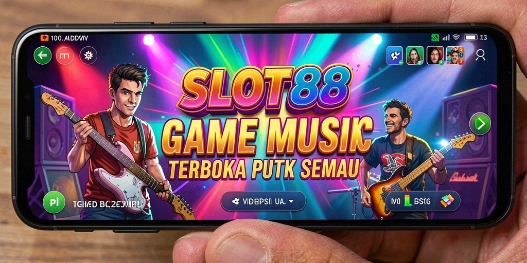 Screenshot menunjukkan gameplay menarik dari aplikasi musik SLOT88.