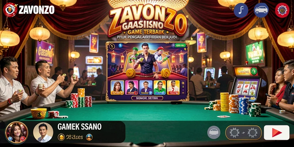Gameplay menarik dari ZAVONZO yang menawarkan hiburan kasino.